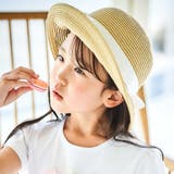 【アジャスター付】ペーパーブレードロゴリボンハット(48~56cm) | BeBe | 詳細画像10 