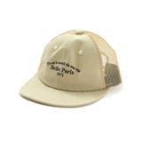 イエロー | 【アジャスター付】キャンバスロゴ刺しゅうメッシュキャップ(52~56cm) | BeBe