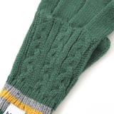 【お揃い】ケーブル編みライン配色ニット手袋 | BeBe | 詳細画像10 