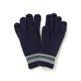 【お揃い】ケーブル編みライン配色ニット手袋 | BeBe | 詳細画像6 