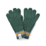 【お揃い】ケーブル編みライン配色ニット手袋 | BeBe | 詳細画像7 