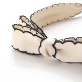 バイカラースカラップリボンカチューシャ | BeBe | 詳細画像10 