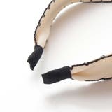 バイカラースカラップリボンカチューシャ | BeBe | 詳細画像12 