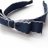 バイカラースカラップリボンカチューシャ | BeBe | 詳細画像6 