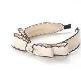 バイカラースカラップリボンカチューシャ | BeBe | 詳細画像9 