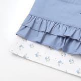 花柄切り替えフリルレッスンバッグ | BeBe | 詳細画像3 