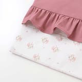 花柄切り替えフリルシューズバッグ | BeBe | 詳細画像3 