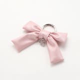 レザー調編み込みリボンチャーム付きミニボストン | BeBe | 詳細画像13 