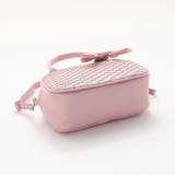 レザー調編み込みリボンチャーム付きミニボストン | BeBe | 詳細画像15 