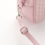 レザー調編み込みリボンチャーム付きミニボストン | BeBe | 詳細画像16 