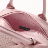 レザー調編み込みリボンチャーム付きミニボストン | BeBe | 詳細画像17 