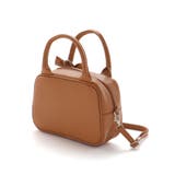 レザー調編み込みリボンチャーム付きミニボストン | BeBe | 詳細画像7 