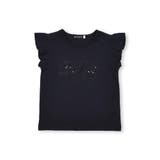 ブラック | スパンコールロゴプリント Tシャツ(100~150cm) | BeBe