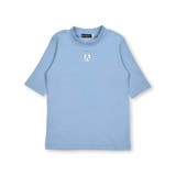 テレコモックネックTシャツ(90~150cm) | BeBe | 詳細画像1 