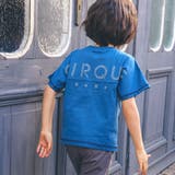 天竺リフレクターロゴBIGTシャツ(90~150cm) | BeBe | 詳細画像1 