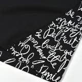 【お揃い】手書き風ロゴ総柄切り替えポンチTシャツ(80~150cm) | BeBe | 詳細画像11