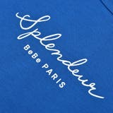 【お揃い】手書き風ロゴ総柄切り替えポンチTシャツ(80~150cm) | BeBe | 詳細画像16