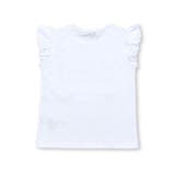 シルバースパンコールロゴフリル袖Tシャツ(100~160cm) | BeBe | 詳細画像13 