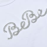 シルバースパンコールロゴフリル袖Tシャツ(100~160cm) | BeBe | 詳細画像16 