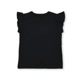 シルバースパンコールロゴフリル袖Tシャツ(100~160cm) | BeBe | 詳細画像6 