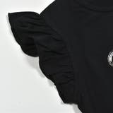 シルバースパンコールロゴフリル袖Tシャツ(100~160cm) | BeBe | 詳細画像8 