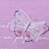 水彩風ちょうちょプリント半袖Tシャツ(90~150cm) | BeBe | 詳細画像10