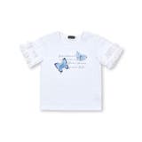 水彩風ちょうちょプリント半袖Tシャツ(90~150cm) | BeBe | 詳細画像13