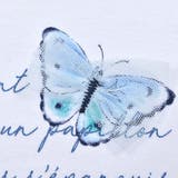 水彩風ちょうちょプリント半袖Tシャツ(90~150cm) | BeBe | 詳細画像18