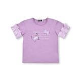 水彩風ちょうちょプリント半袖Tシャツ(90~150cm) | BeBe | 詳細画像5