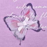 水彩風ちょうちょプリント半袖Tシャツ(90~150cm) | BeBe | 詳細画像9