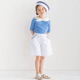 セーラー付け襟テレコ半袖Tシャツ(90~160cm) | BeBe | 詳細画像3