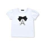 エッフェル塔プリントリボン天竺パフスリーブTシャツ(90~150cm) | BeBe | 詳細画像13