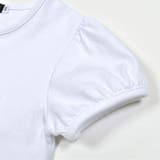 エッフェル塔プリントリボン天竺パフスリーブTシャツ(90~150cm) | BeBe | 詳細画像16