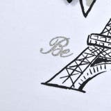 エッフェル塔プリントリボン天竺パフスリーブTシャツ(90~150cm) | BeBe | 詳細画像19