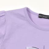 エッフェル塔プリントリボン天竺パフスリーブTシャツ(90~150cm) | BeBe | 詳細画像7