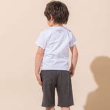 ギンガムチェックアシメ切り替えポケット半袖Tシャツ(90~150cm) | BeBe | 詳細画像3