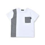 ギンガムチェックアシメ切り替えポケット半袖Tシャツ(90~150cm) | BeBe | 詳細画像6