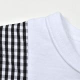 ギンガムチェックアシメ切り替えポケット半袖Tシャツ(90~150cm) | BeBe | 詳細画像8