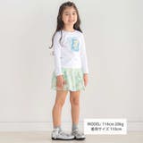 アイリス切手プリント長袖Tシャツ(90~150cm) | BeBe | 詳細画像2