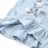 エッフェル塔フラワーモチーフスムース長袖Tシャツ(90~160cm) | BeBe | 詳細画像13