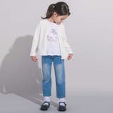 エッフェル塔フラワーモチーフスムース長袖Tシャツ(90~160cm) | BeBe | 詳細画像4