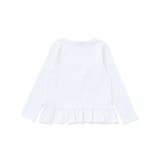 エッフェル塔フラワーモチーフスムース長袖Tシャツ(90~160cm) | BeBe | 詳細画像6