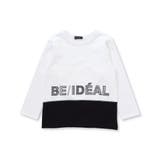 配色ドローイングロゴ天竺長袖Tシャツ(90~160cm) | BeBe | 詳細画像6