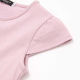 ラインストーンハートロゴ天竺キャップスリーブTシャツ(100~160cm) | BeBe | 詳細画像11 