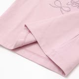 ラインストーンハートロゴ天竺キャップスリーブTシャツ(100~160cm) | BeBe | 詳細画像14 