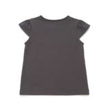 ラインストーンハートロゴ天竺キャップスリーブTシャツ(100~160cm) | BeBe | 詳細画像7 