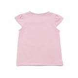 ラインストーンハートロゴ天竺キャップスリーブTシャツ(100~160cm) | BeBe | 詳細画像9 