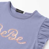 オーロラスパンコールロゴフリル袖Tシャツ(100~160cm) | BeBe | 詳細画像10