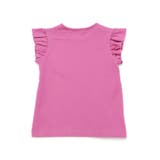 オーロラスパンコールロゴフリル袖Tシャツ(100~160cm) | BeBe | 詳細画像7
