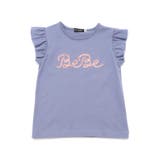 オーロラスパンコールロゴフリル袖Tシャツ(100~160cm) | BeBe | 詳細画像8